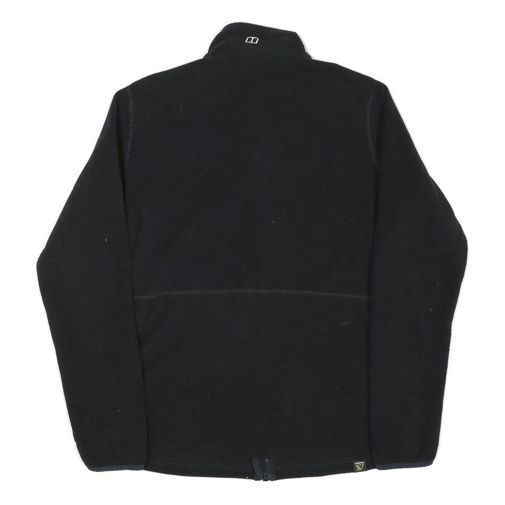 BERGHAUS Womens Black Jacket M Polyester Blend Zip Fleece Outdoor Casual