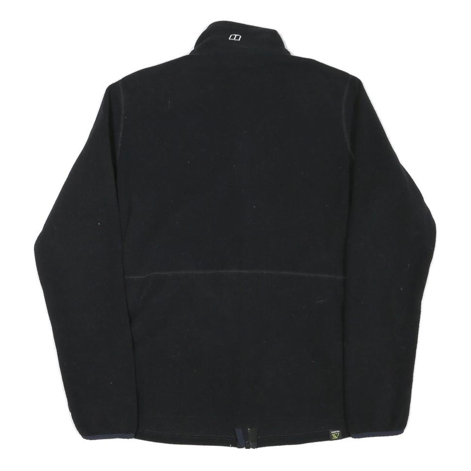BERGHAUS Womens Black Jacket M Polyester Blend Zip Fleece Outdoor Casual