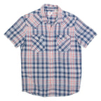 LEVI'S Mens Shirt Blue Plaid S
