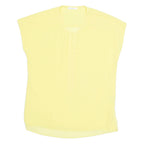 OPUS Womens Top Yellow Sleeveless M