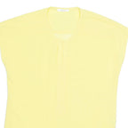OPUS Womens Top Yellow Sleeveless M