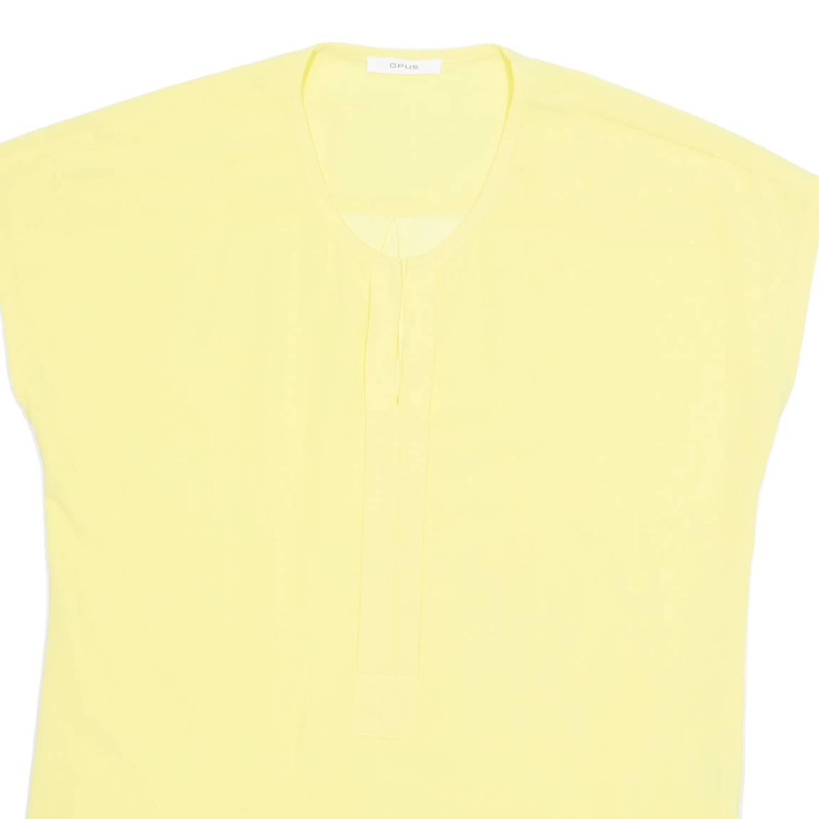 OPUS Womens Top Yellow Sleeveless M