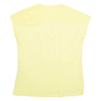 OPUS Womens Top Yellow Sleeveless M