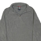 THE NORTH FACE Womens Grey Zip Jacket M Polyester Blend Casual Outdoor Wear