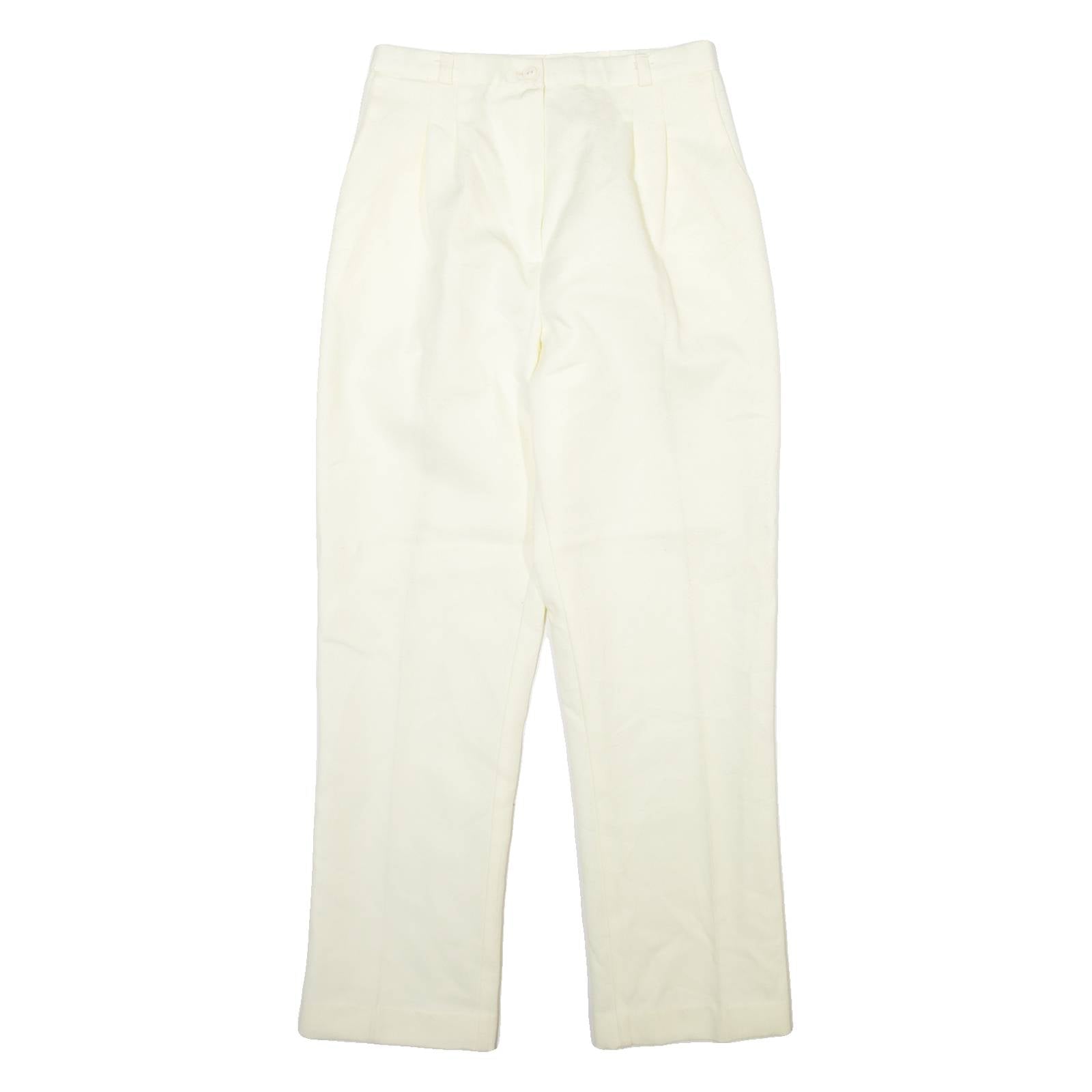 Womens Trousers Yellow Regular Straight W26 L28