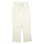 Womens Trousers Yellow Regular Straight W26 L28