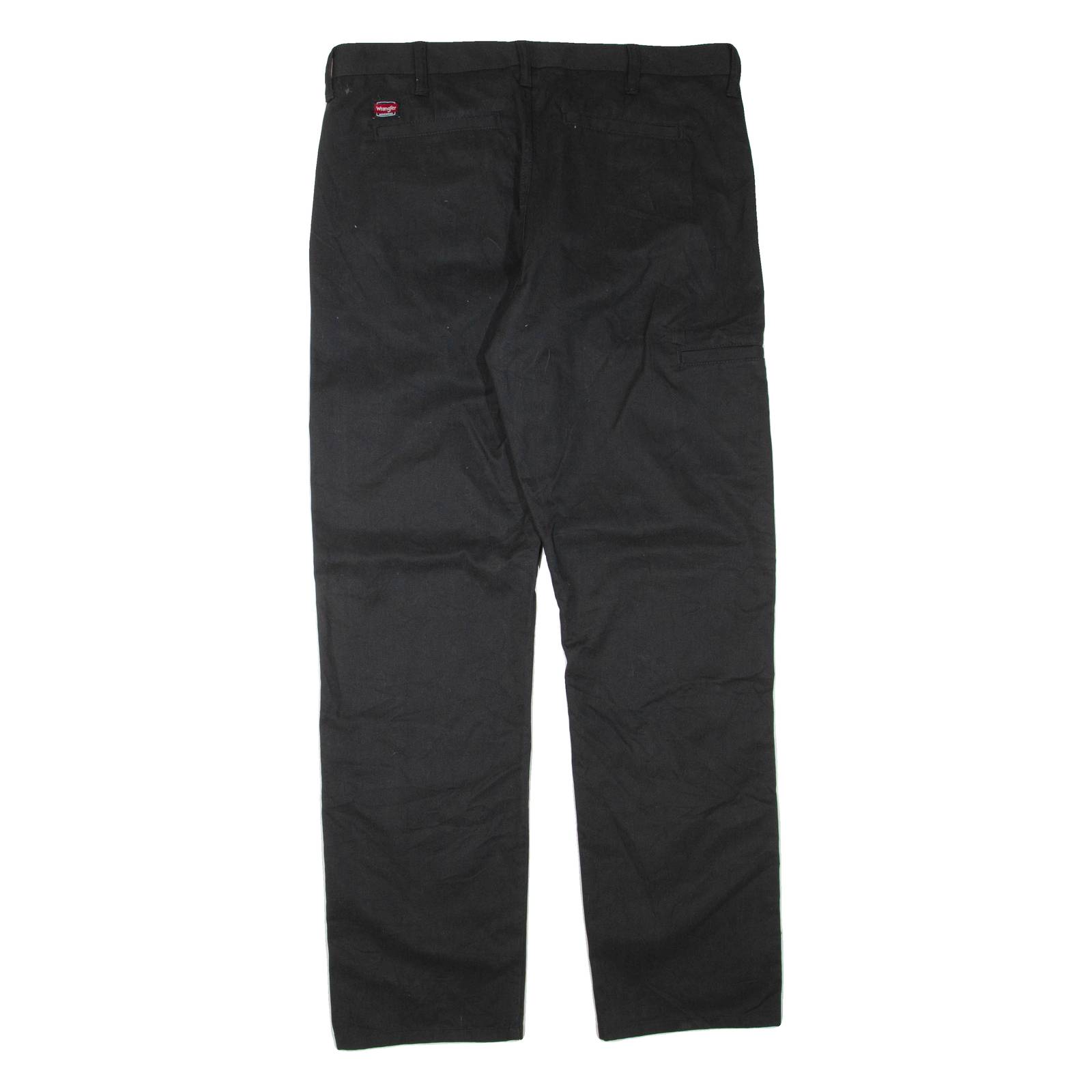 WRANGLER Workwear Mens Trousers Black Regular Straight W36 L34