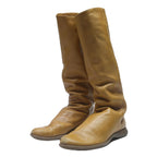 CM BY CALLAGHAN Womens Casual Tan Leather Knee High Boots UK 6 Comfortable