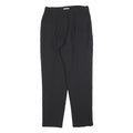 ORSAY Womens Cotton Blend Black Regular Fit Straight Trousers W28 L28 Elegant