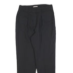 ORSAY Womens Cotton Blend Black Regular Fit Straight Trousers W28 L28 Elegant