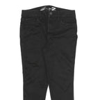 SEVEN7 Womens Black Slim Skinny Denim Jeans Cotton Blend W31 L26 Zip Closure