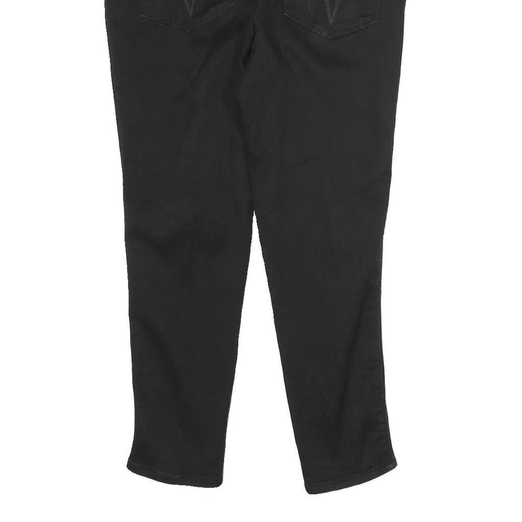 SEVEN7 Womens Black Slim Skinny Denim Jeans Cotton Blend W31 L26 Zip Closure