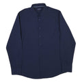 NAUTICA Mens Blue Slim Fit Shirt L Long Sleeve Button Closure Classic Collar