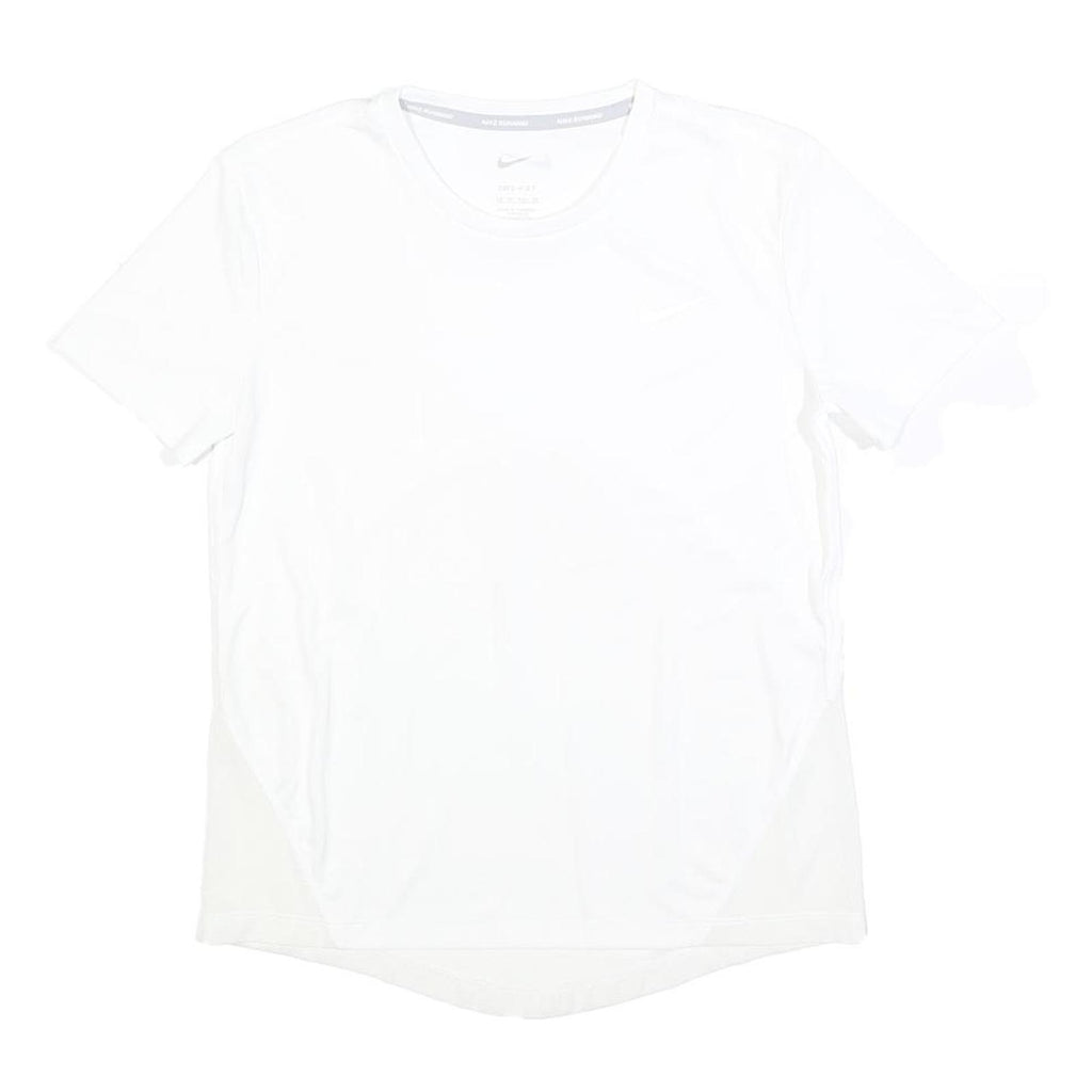 NIKE Mens White Running T-Shirt XS Short Sleeve Crew Neck Lightweight