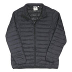 TOG24 Womens Black Quilted Jacket UK 18 Polyester Blend Zip Lightweight