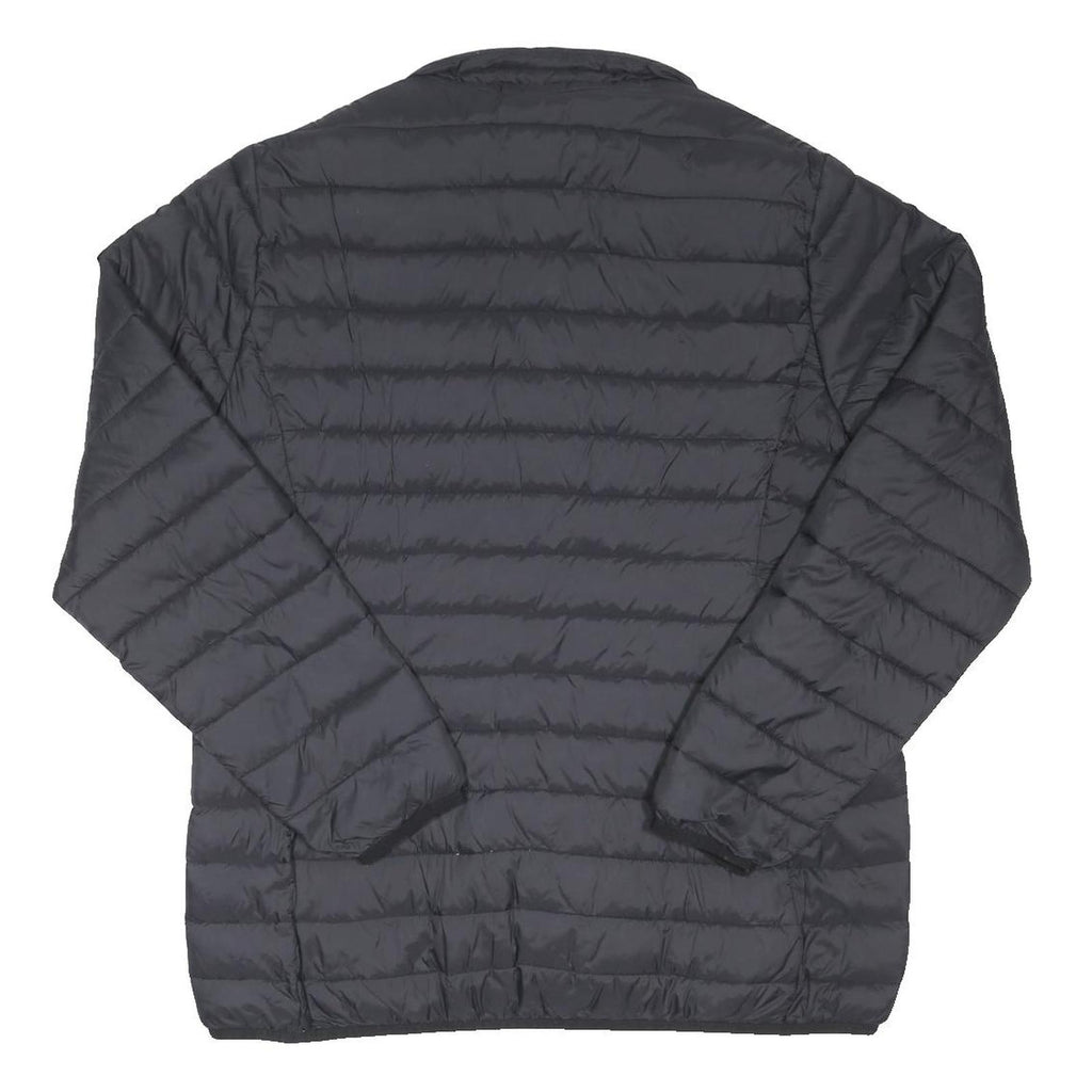 TOG24 Womens Black Quilted Jacket UK 18 Polyester Blend Zip Lightweight