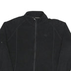 HARLEY DAVIDSON Womens Black Zip Jacket 2XL Polyester Plain Casual Biker Style