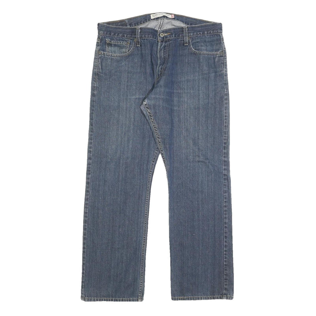 LEVI'S 514 SLIM Mens Jeans Blue Slim Straight Denim Medium W36 L30 Authentic