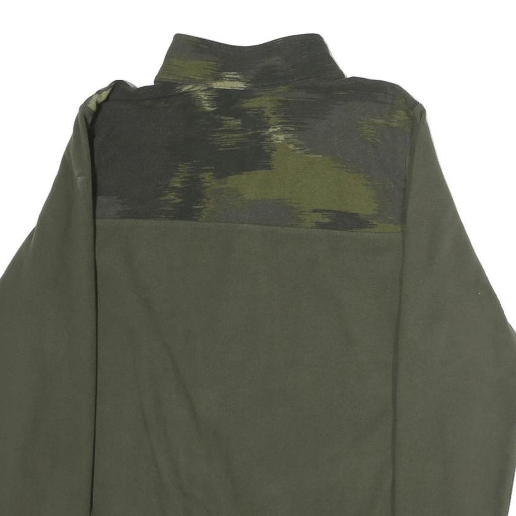 THE NORTH FACE Womens Green & Grey Patterned Plain Pullover Jumper XL Polyester