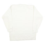 BELLDINI Womens White Patterned Wool Blend Jumper Crew Neck Basic Knit M Stylish