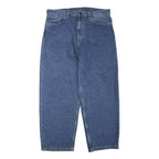 CARHARTT Mens Jeans Blue Regular Straight Denim Medium W40 L30 Casual Workwear