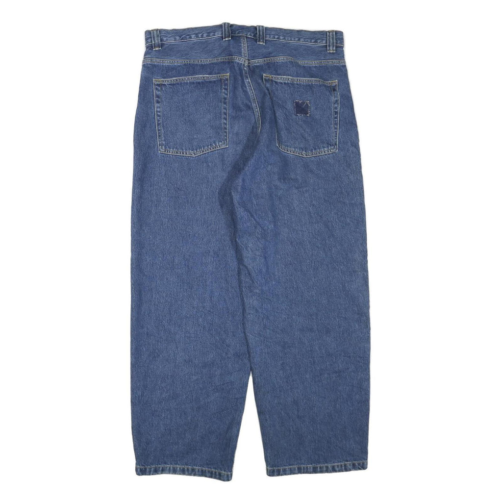 CARHARTT Mens Jeans Blue Regular Straight Denim Medium W40 L30 Casual Workwear