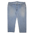 CARHARTT Mens Relaxed Light Blue Denim Jeans W50 L32 Zip Closure Casual Wear