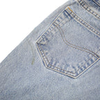 CARHARTT Mens Relaxed Light Blue Denim Jeans W50 L32 Zip Closure Casual Wear