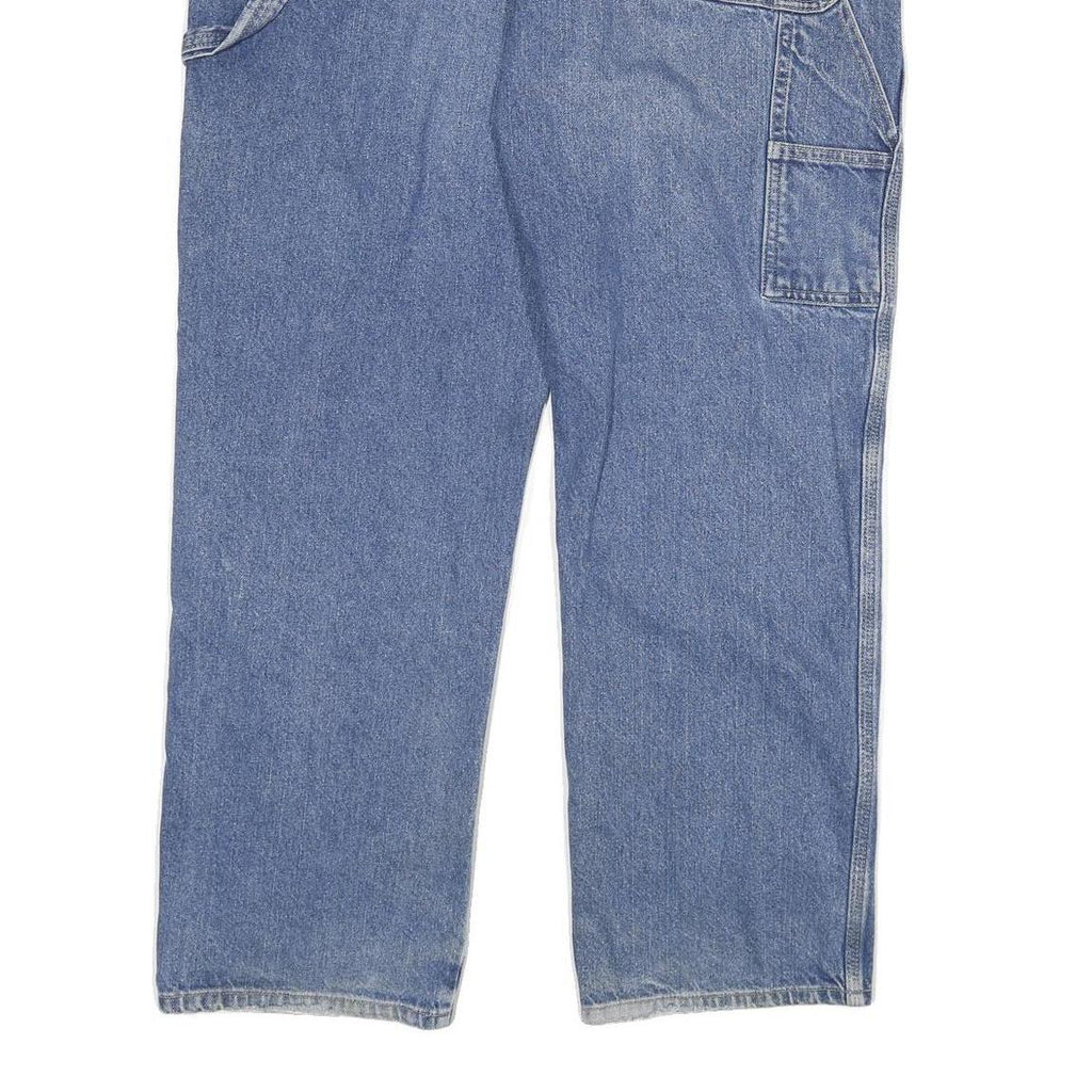 DICKIES Mens Regular Fit Blue Denim Jeans W40 L32 Workwear Casual Cotton Blend