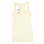 SLAZENGER Dress Overlay Womens Playsuit Yellow Skinny UK 10