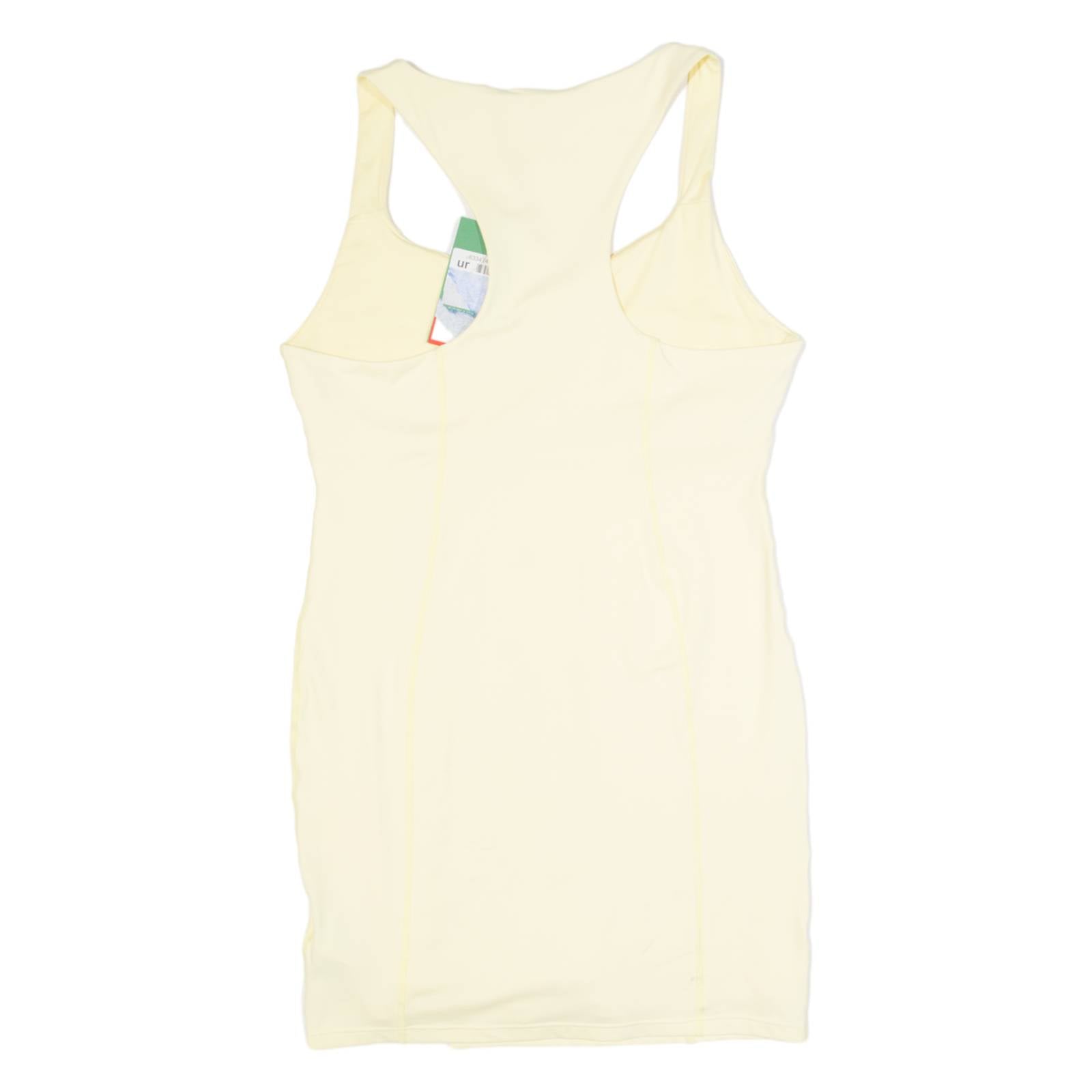 SLAZENGER Dress Overlay Womens Playsuit Yellow Skinny UK 10