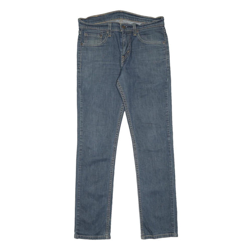 LEVI'S 511 Slim Mens Jeans Blue Slim Skinny Denim Medium W29 L30 Zip