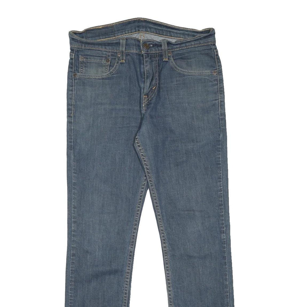 LEVI'S 511 Slim Mens Jeans Blue Slim Skinny Denim Medium W29 L30 Zip