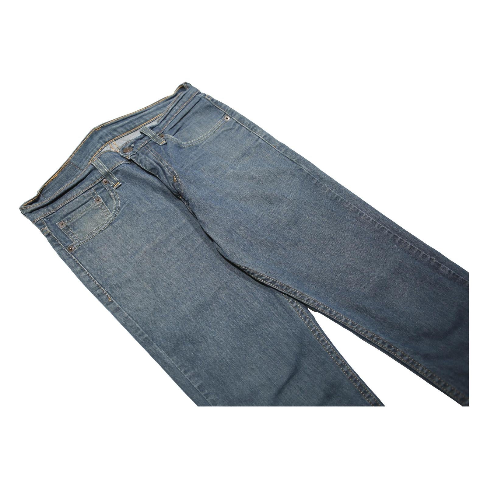 LEVI'S 511 Slim Mens Jeans Blue Slim Skinny Denim Medium W29 L30 Zip