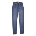LEVI'S 721 High Rise Skinny Womens Jeans Blue Slim Denim Medium W26 L32 Stretch