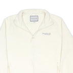 REGATTA Womens White Fleece Jacket XL Polyester Blend Zip Outdoor Casual Warm