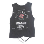 FB SISTER Brave Soul Womens Printed Vest Black Sleeveless XS