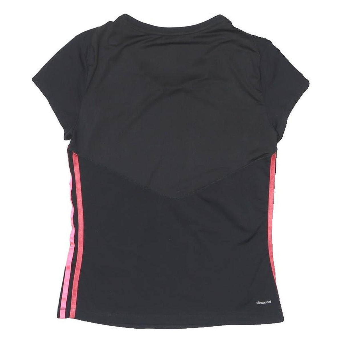 ADIDAS Womens Black & Pink Modern T-Shirt M Short Sleeve Round Neck Climacool