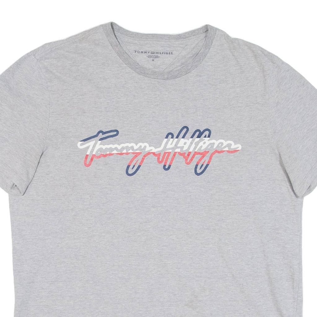 TOMMY HILFIGER Womens T-Shirt Grey M