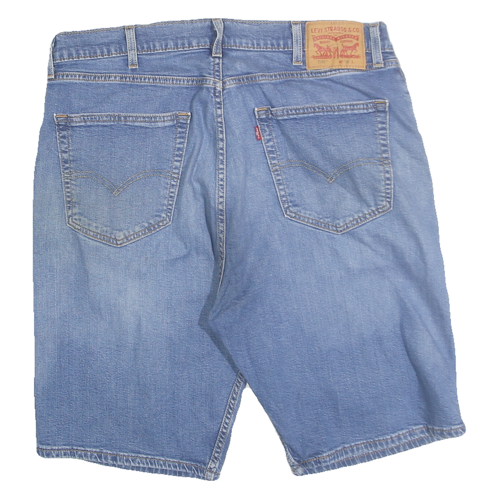 LEVI'S Mens Denim Blue Casual Shorts XL W38 Cotton Blend Classic Fit