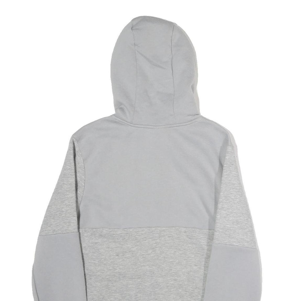 UMBRO Mens Grey Colourblock Hoodie S Cotton Blend Pullover Casual Sportswear