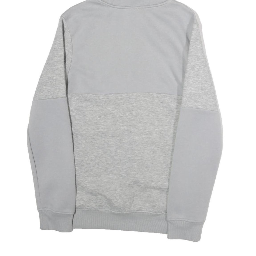 UMBRO Mens Grey Colourblock Hoodie S Cotton Blend Pullover Casual Sportswear
