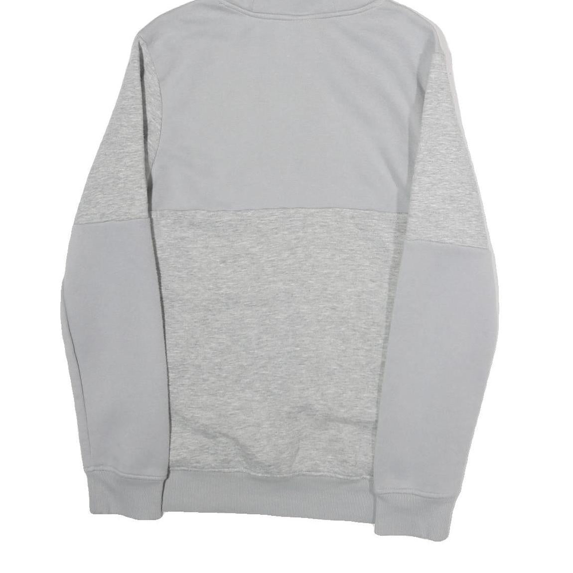 UMBRO Mens Grey Colourblock Hoodie S Cotton Blend Pullover Casual Sportswear