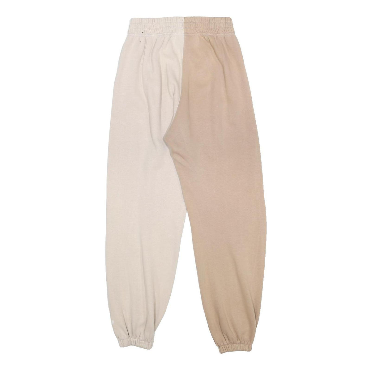 NIKE Womens Joggers Beige & White Slim Tapered XS W24 L28 Cotton Blend Comfort