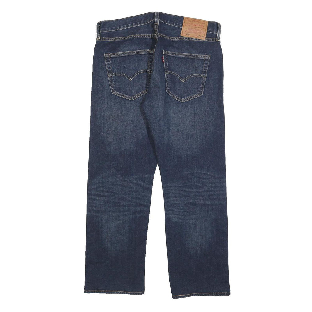 LEVI'S 501 BIG E Mens Jeans Blue Regular Straight Denim Medium W32 L27 Button