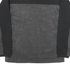 NFL Mens Black & Grey Pullover Patterned 1/4 Zip Jumper XL NFL Logo