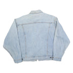 WRANGLER Mens Blue Denim Jacket 2XL Cotton Classic Button Closure Casual