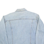 WRANGLER Mens Blue Denim Jacket 2XL Cotton Classic Button Closure Casual