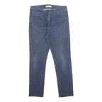 PAPAYA Womens Blue Slim Skinny Denim Cotton Blend Medium W30 L26 Zip Casual