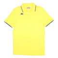 KAPPA Mens Yellow Short Sleeve Plain Polo Shirt M Cotton Casual Sportswear
